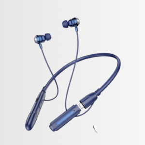Blue Neckband Wireless Bluetooth Earphones Neckband